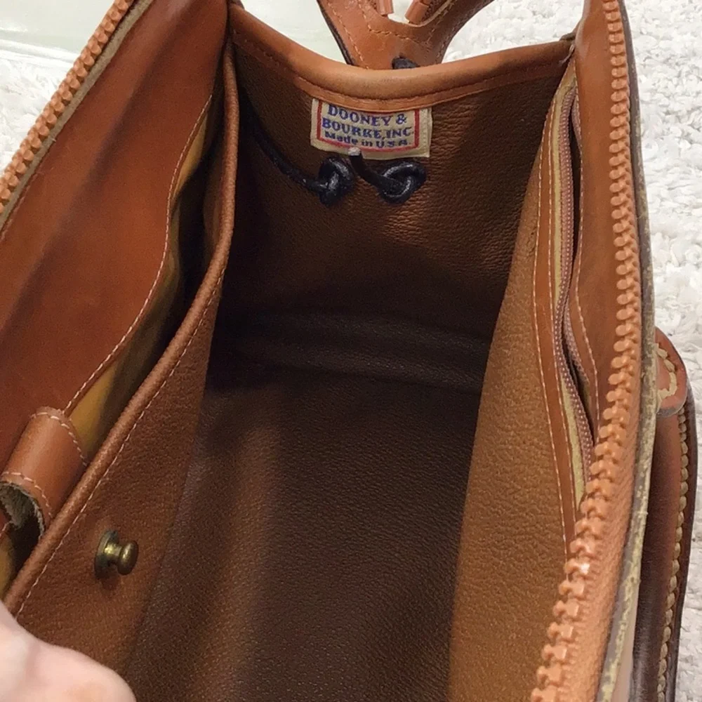 Dooney & Bourke vintage leather satchel